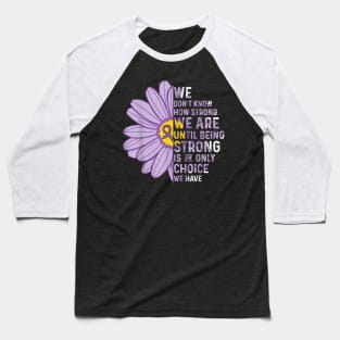 Domestic Violence Awareness Baseball T-Shirt